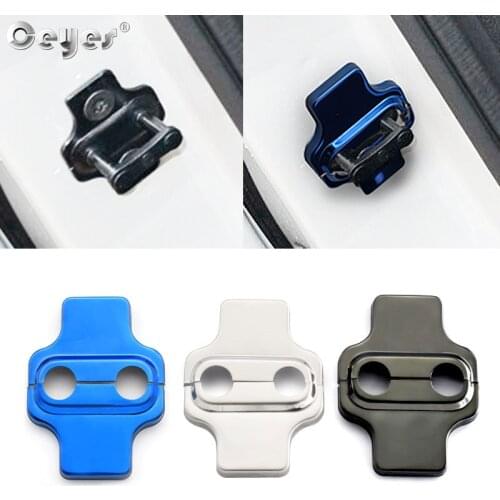 Ceyes Car Styling Door Lock Covers For Chevrolet Sail Epica Lova Aveo For Ssangyong Korando Chery A3 E5 Builk Auto Accessories