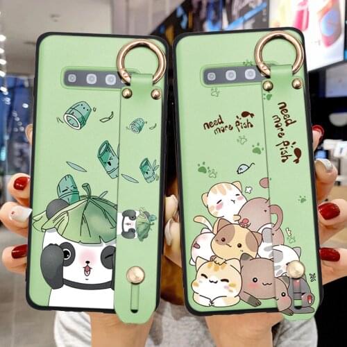 Wrist Strap Case For Samsung Galaxy A41 A31 A11 A21 A71 A51 A01 A90 A50 A70 A30 A40 A10 A10e A20e A6 Plus 2018 M31 M30 S M11 Bag