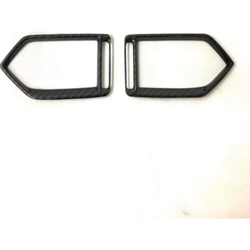 For Mazda CX5 CX-5 2017 2018 Auto Accessories Inner Air Condition Air Vent Outlet Cover Trims ABS Or Carbon Fiber Side Front Up