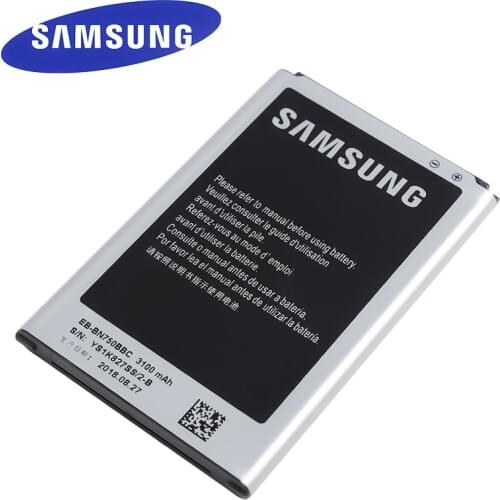 EB-BN750BBC Replacement Battery For Samsung Galaxy Note 3 Neo N750 N7508V SM-N7505 N7502 EB-BN750BBE 3100mAh with NFC Original