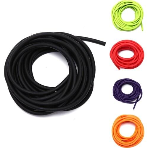 5mm*5M Outdoor Natural Latex Rubber Tube Stretch Elastic Slingshot Replacement Band Catapults Sling Rubber