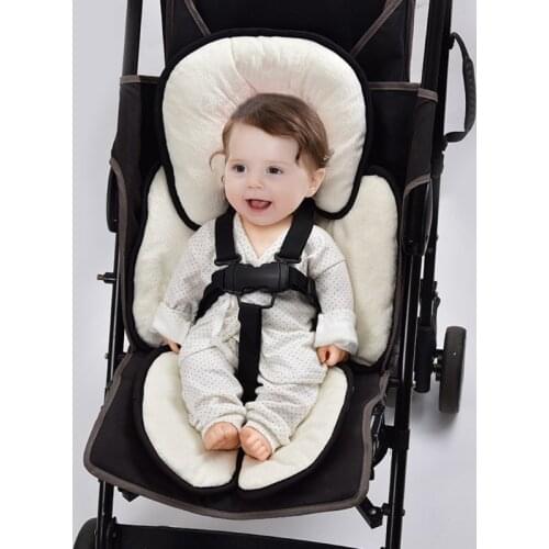 Baby Stroller Cotton Seat Cushion Warm Car Seat Pad Sleeping Mattresses Pillow GXMB