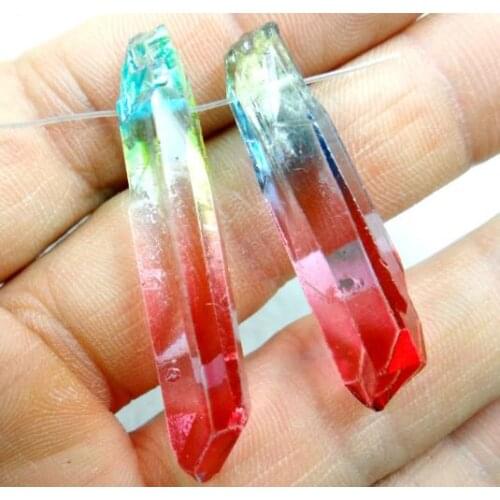 HOT SELL natural stone Quartz Crystal Opal Turquoises Irregular shape Pendants for diy Jewelry making Necklaces Accessories10pcs