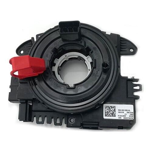 Steering module, slip ring, MFSW cruise 5k0953569al 5k0 953 569 aluminum