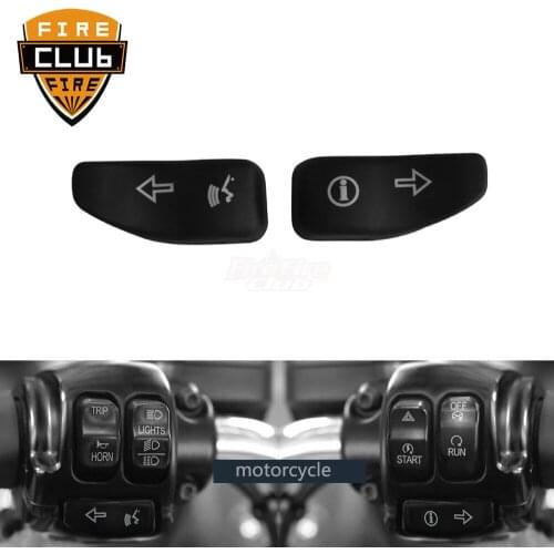 Motorcycle Black Turn Signal Extension Caps For Harley Touringa Road Glide Electra Glide Street Glide Ultr 2016-2019 2018