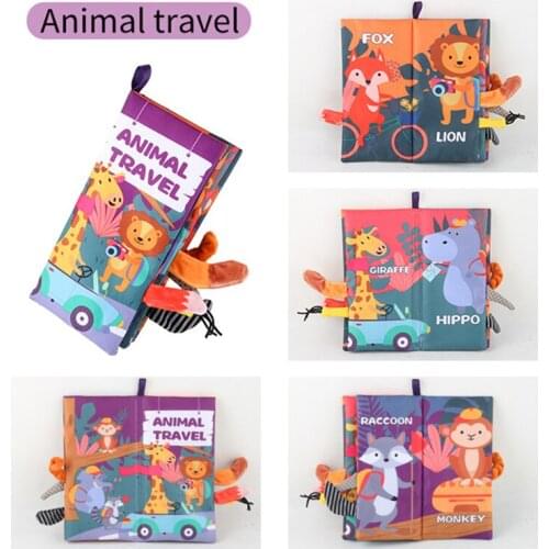 Soft Baby Cloth Books For Newborns Toddler 0 -12 Months Educational Early Learning Toy Parent-child Interactive Sound Paper