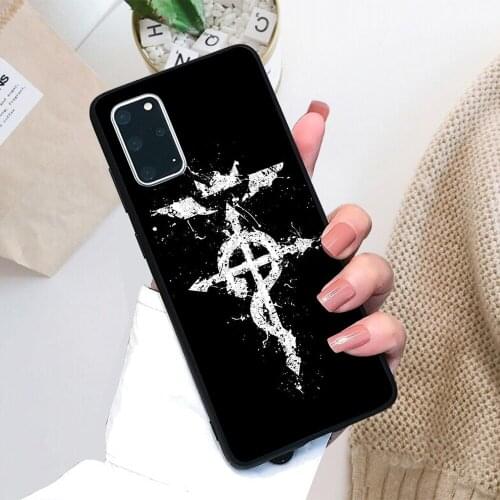 For Samsung Galaxy Fullmetal Alchemist Soft TPU Black Border Samsung Galaxy Case