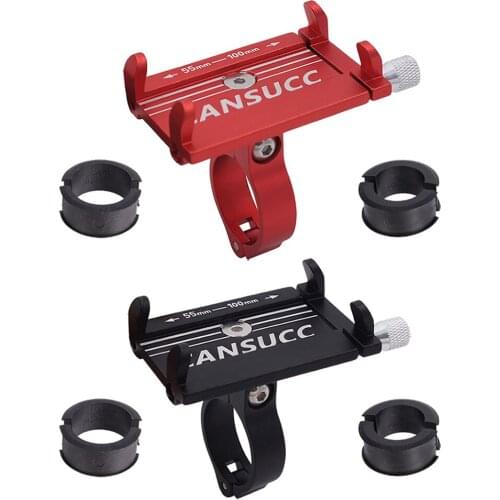 Bicycle Scooter Mobile Phone Holder Aluminum Alloy MTB Mountain Bike Bracket Cell Phone Stand Cycling Accessories