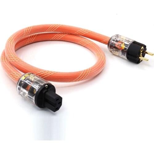 Hifi audio One Linn K800 5N OCC AC Power Cord Cable P-029E EU power plug c-029 Iec connector power Cable
