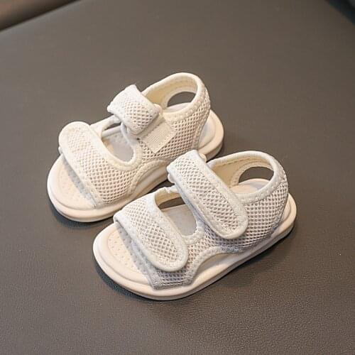 Girls Sandals Soft Bottom Non-slip Beach Shoes New Childrens Shoes Summer Fashion Breathable Baby Shoes E933