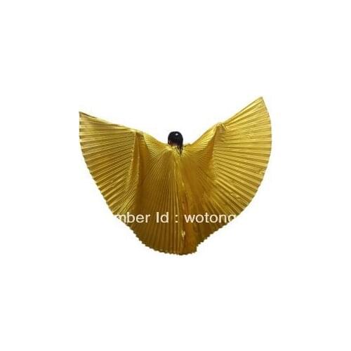 Sexy belly dance Isis Wings for belly dance gold color adult size