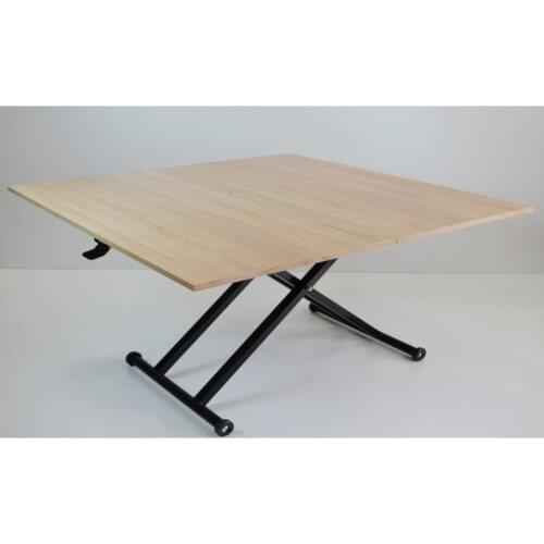 Modern Intelligent Coffee table Top table Mdf Cordoba Bottom Mechanism Black Color coffe table