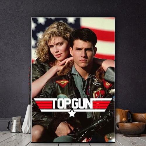 Top Gun Movie 2020 Posters and Prints Tom Cruise Film Comic Oil on Canvas Painting on The Wall Art Picture for Living Room