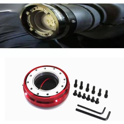 Universal Thin Version Steering Wheel Quick Release Hub Adapter Snap Off Boss kit