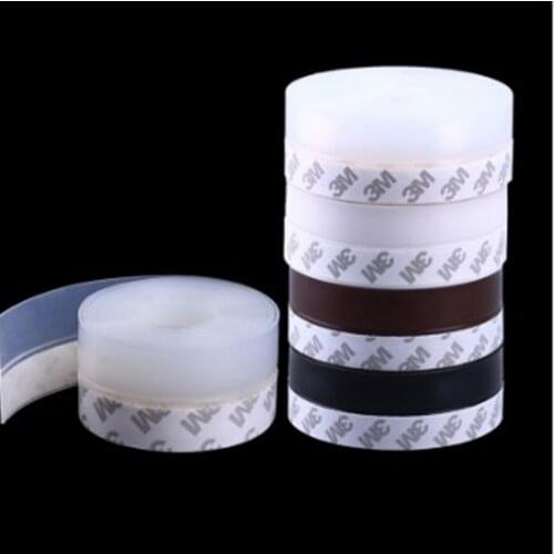 Self Adhesive Door Sealing Strip Weather Strip Silicone Soundproofing Window Seal Draught Dust Insect Door Strip 25MM/45MM