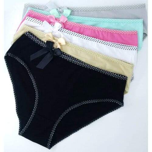 Plus Size Ladies Underwear Women Panties Cotton Lingerie High Waist Briefs Big Seamless Underpants Large Panty lot Free Shipping