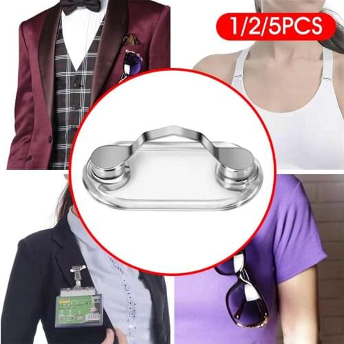 Magnetic hook clip sunglasses earphone wire clip glasses badge detachable tool hanging magnetic clip supplies 1/2/5 pieces