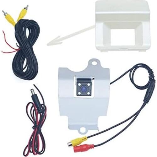 1 PCS HD Car Backup Reverse Parking Camera With 4LED ForToyota Prado (Middle East) Install In Spare Tire Cover Reversing Camera