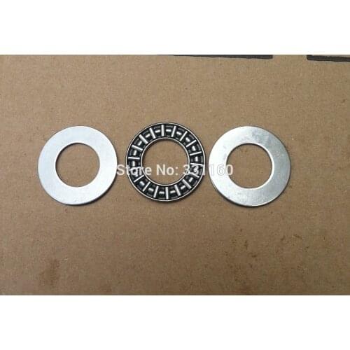 10 pcs Thrust Needle Roller Bearing 889102 AXK1528+2AS with 2 thrust collars SIZE:15 x 28 x 4mm Thrust Bearing