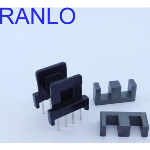 20pcs EE16 Horzontal Bobbin PC40 Ferrite Core 8Pin (4+4)