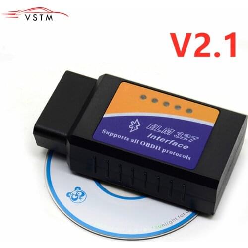 2021 ELM 327 V 2.1 BT adapter Works On Android Torque Elm327 Bluetooth V2.1 Interface OBD2 / OBD II Auto Car Diagnostic-Scanner