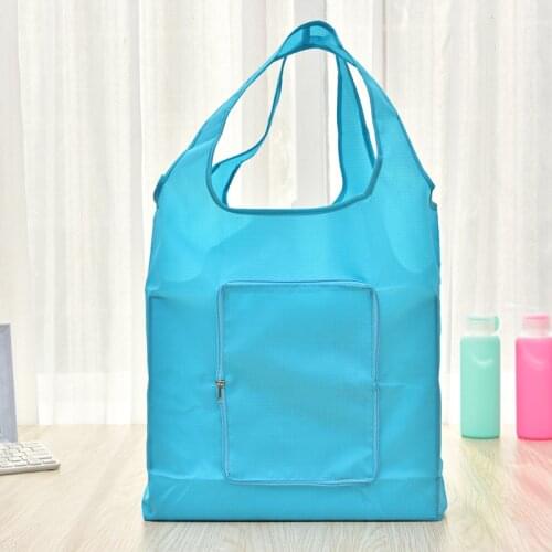 2021 New Fashion Portable Large Capacity Green Bag Storage Bag Foldable Shopping Bag Thickened Shoulder Bag
