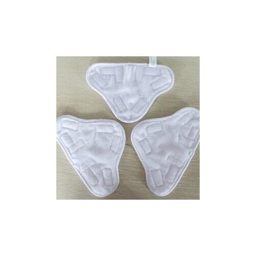 White Replacement Washable Triangular Steam Mop Microfiber Cloth Pad Cover Durable Microfiber Replacement Pads