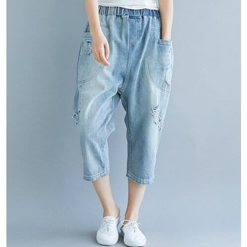 Cheap wholesale 2019 new autumn winter Hot selling womens fashion casual Denim Pants FP103