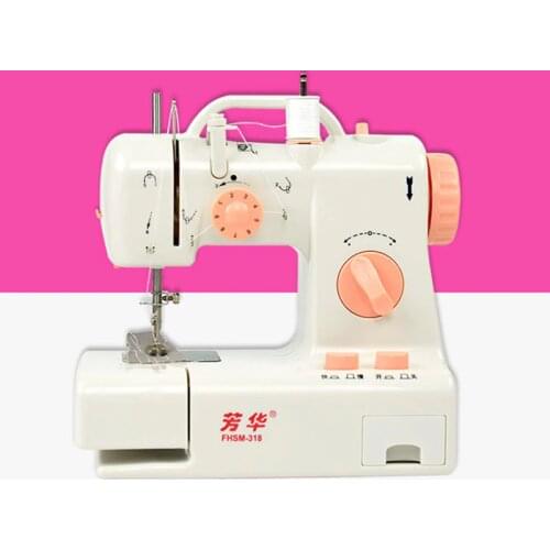 Mini Electric Sewing Machine with Sewing Machines Accessories Adjustable Automatic Stitch Sew Needlework Cordless Fabrics Tool