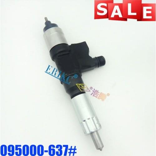 095000-6370 New Diesel Common Rail Fuel Injector 095000-6371 095000-6376 8-97609789-0 8-97609789-6 For ISUZU 4HK1 6HK1 Euro 4