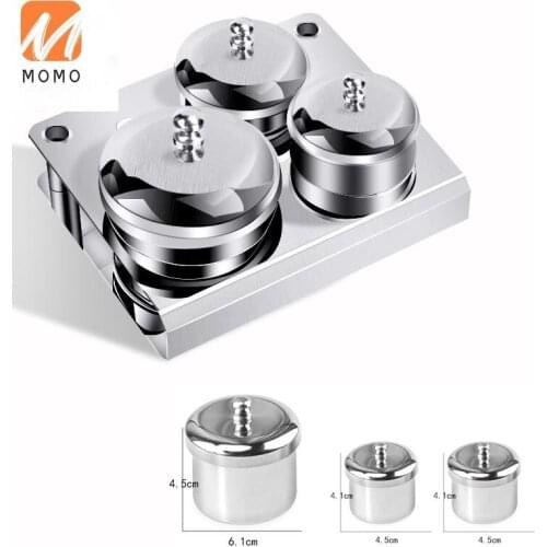 Nail Beauty Tools Products Crystal Glasses Crystal Liquid Powder Cup with LID Sub-Packaging Container Stainless Steel Tank Cup