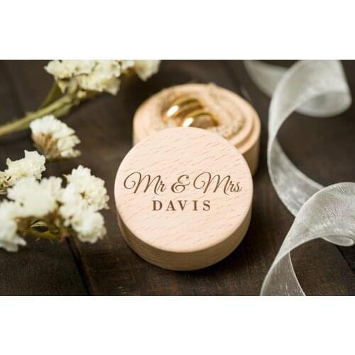 Custom ring box Personalized Ring Box Ring bearer box Wooden ring box Unique ring box, Custom Names Ring Box Mr & Mrs Wedding