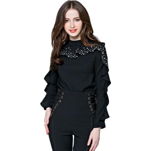 Блузки с вышивкой KUYISHINI China At AliExpress