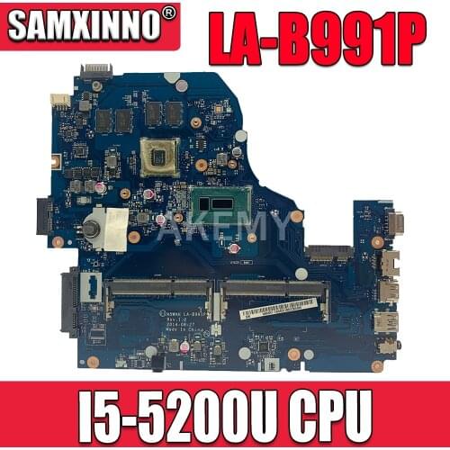 LA-B991P Laptop Motherboard For Acer Aspire E5-571G E5-571 I5-5200U 2GB GPU DDR3 100% test ok