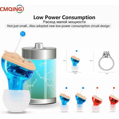 8 Channels Hearing Aids Small Inner Ear Invisible Hearing Aid Adjustable Wireless Mini CIC Left/Right Ear Best Sound Amplifier