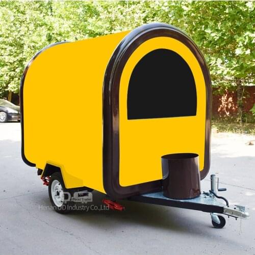 Mobile Mini Kitchen Trailer Ice Cream Truck Taco Hot Dog Cart for Sale