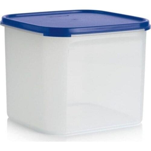 Tupperware Modular Dry Food Storage Container 4,0 L Blue Square Compact Container Warehouse Modular