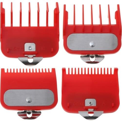 2pcs 1.5mm 4.5mm Barber Shop Styling Guide Comb Set Hair Trimmer Attachment Hairdresser Clipper