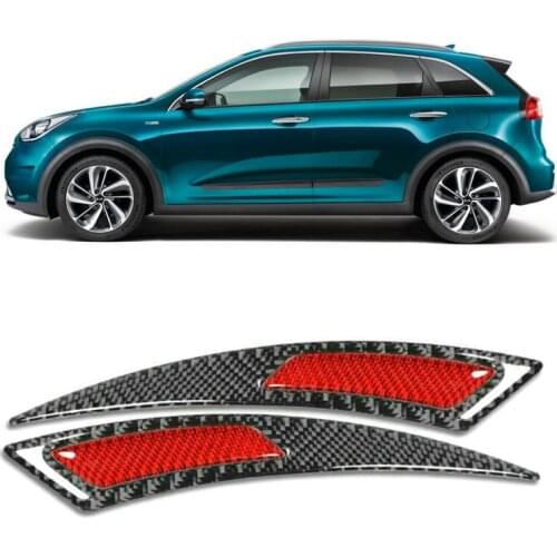 Carbon Fiber Wheel Eyebrow Sticker For Kia niro amanti borrego cadenza forte k900 rondo sedona sephia spectra