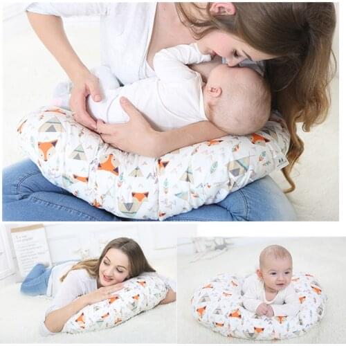 Newborn Baby Nursing Pillow U-Shape Breastfeeding Head Positioner Maternity Cuddle Waist Cushion Support Baby Care Slipcover