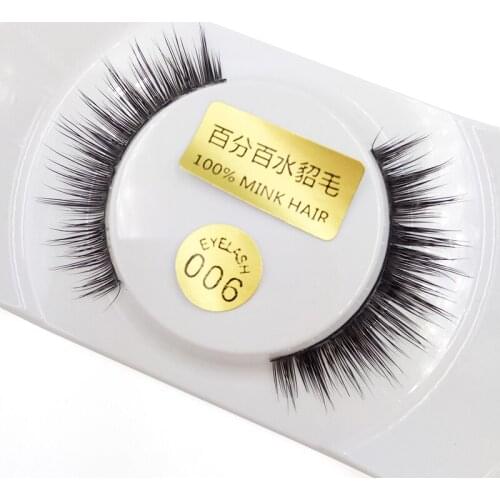 1 pair Professional False Eyelashes 100% Mink Hair Handmade Fashion Beauty Cosmetic Tools 15 types optional Makeup Tools