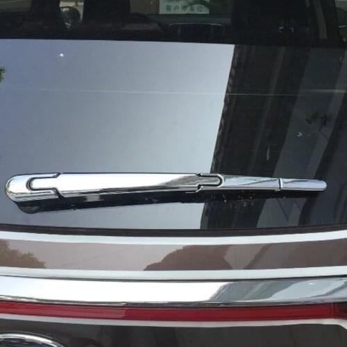For KIA Sportage 2016 2017 Fourth generation ABS Chrome Rear Window Wiper Arm Blade Cover Trim Molding Accessories