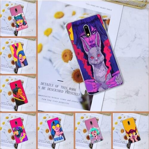 Silicone Phone Case For Nokia 9 8 6 5 3 2 1 Plus Cool Girl Cartoon Pretty Soft Back Cover For Nokia 6 5 3 2 Nokia X6 X71 7 Plus