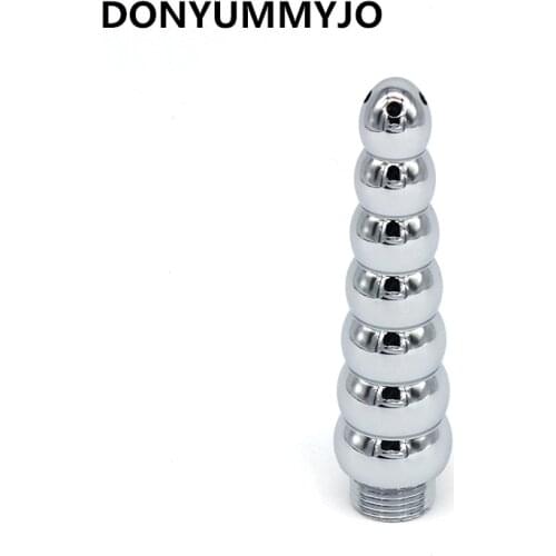 DONYUMMYJO 1pc Bidet Faucets Stainless Steel Finished Seven Ball Vaginal Anal Cleaning Nozzle Sprayer