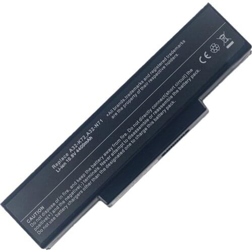 High-Quality 6600/4400mAh Laptop Battery For ASUS A32-N71 N73SD N73S X73S N73JN N73JQ A72 K72 X72TL X73 X77 N73V X7BJF X7BS K73S