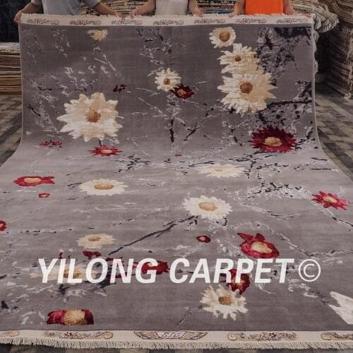 YILONG 8.3'x11.5' Traditional wool chinese carpets and carpets beautiful flowers wool commercial rug (CQG57S8.3x11.5)
