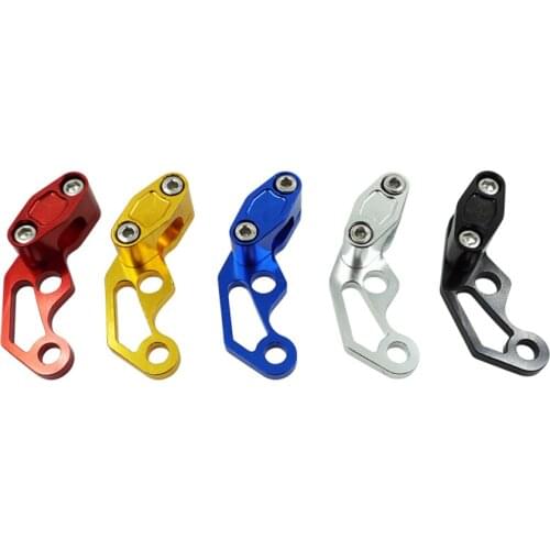 Motorcycle Brake Cable Clamp Aluminium Brake Clutch Cable Wire Clamp Clip Bracket Motorcycle Modification Parts