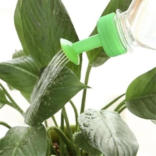 1Pc Plastic Home Pot Watering Bottle Nozzle For 3cm Water Bottle Sprinkler Nozzle Plants Flower Watering Tools Random Color