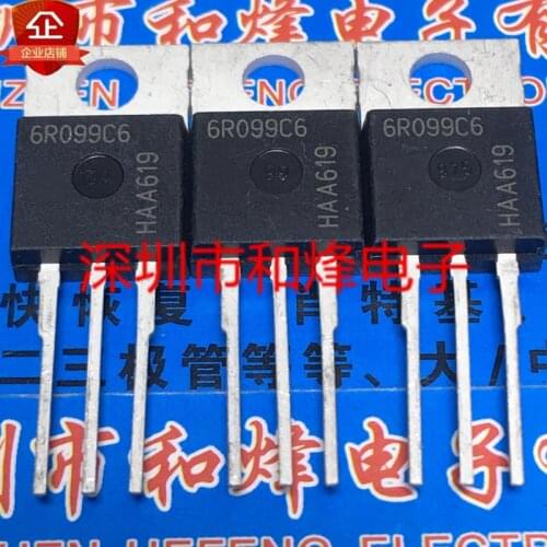5PCS 6R099C6 IPP60R099C6 TO-220 650V 112A 100% New&original