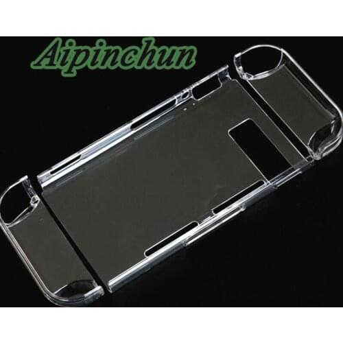 Aipinchun 3 in 1 Protector Clear Crystal Travel Carry Hard Case Cover Skin Pouch For Nintendo Switch Console Joy-Con Accessories